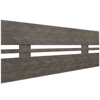 Dhome Cabecero Roble Amazonas 105cm Horizontal Estilo Ancho Madera Reciclada Dm Herrajes Incluidos (105cm Horizontal Ancho, Roble Amazonas)