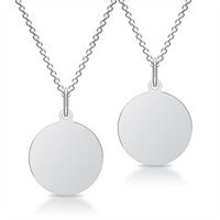 cadena doble de plata con colgante