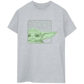 Disney Camiseta manga larga The Mandalorian para mujer