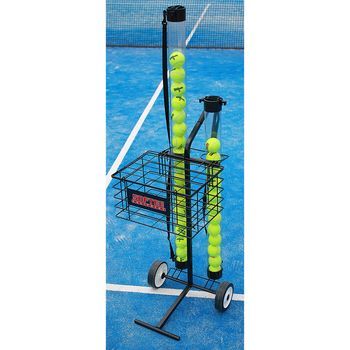Carro Portapelotas Tenis Y Padel - 80 Pelotas Softee - Color Negro