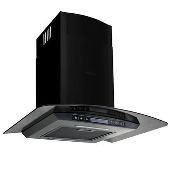 Campana Extractora Pared 60 Cm Acero Inoxidable 756 M³/h Negro Cfw22251