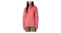 vellon columbia park view full zip rosa para mujer