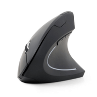 raton ergonomico gembird inalambrico negro 6 botones