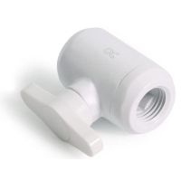 alphacool eiszapfen 2-way ball valve valvula de bola g14 blanca