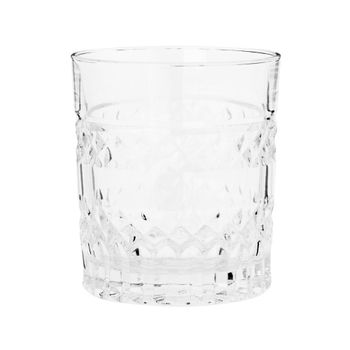 Vaso de vidrio tallado