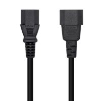 aisens cable de alimentacion c13 a c14 hembramacho 3m negro