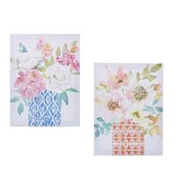 set 2 cuadros con varios colores