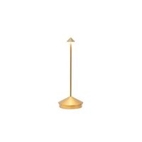 lampara de mesa led pina pro gold recargable y regulable - 22 w 2200-2700-3000 k ip54