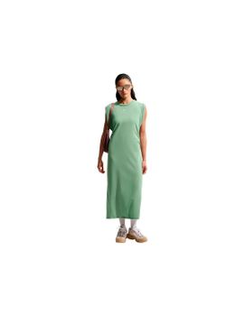 Vestido Nike Nsw Chll Ft Dress Mujer Gris
