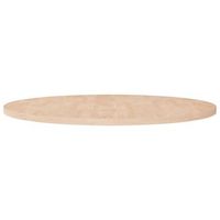 superficie de mesa redonda madera de roble sin tratar o90x25cm vidaxl