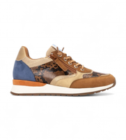 refresh para mujer 17296001-camel zapatillas 172960 marron 38 plano cordones casual