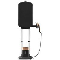 ixeo qt1020 all-in-one upright garment steamer - black  copper black