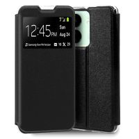 cool funda flip cover liso negro para xiaomi redmi 13cpoco c65