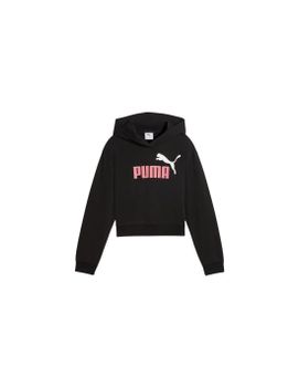Sudadera Puma Ess 2 Color No. 1 Logo Niña Negro/Rosa