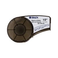 brady m21-500-461-aw cinta de poliester laminado negro sobre blanco 127 mm x 640 m original