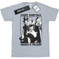 disney camiseta manga larga every fairy tale needs a villain para hombre