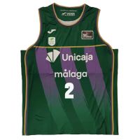 camiseta olek balcerowski unicaja malaga verde liga endesa 2025-26 joma