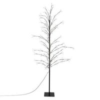 arbol led con 480 leds 180 cm blanco ecd germany