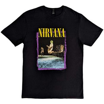 Nirvana Camiseta manga larga Stage Jump para hombre