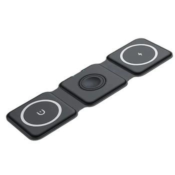 Cargador inalámbrico de 15W 10W 7,5W 5W Cargador inalámbrico rápido para teléfonos inteligentes habilitados para Qi para