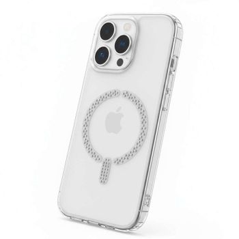 Funda Antiyellow Compatible Con Magsafe Con Brillantes Para Iphone 15 Pro Max