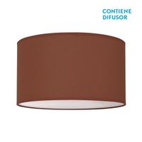 mi lampara - plafon nicole marron topo 3xe27 14x40d