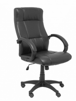 modelo munera - sillon de direcci n ergonomico con mecanismo basculante y regulable en altura - tapizado en similpiel color negro de pr