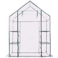 costway invernadero con cubierta 143  73  195cm para jardin