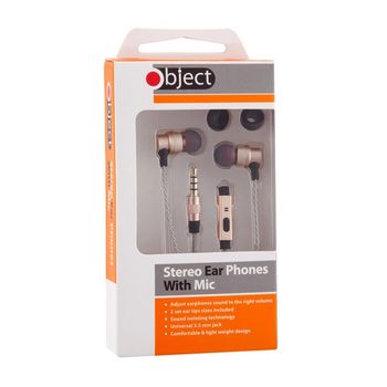 Stereo Earphones Rose Gold
