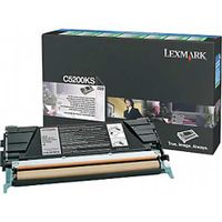 lexmark c5200ks original black return program toner cartridge