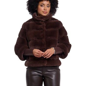 Rino & Pelle Chaqueta Feline.7002611-AI27-Coffeeroast para mujer