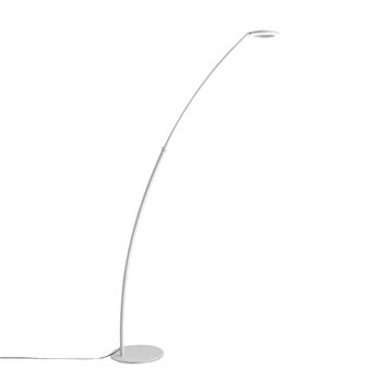 Lámpara de pie led 25w 1442lm 3000k blanco mate gea luce