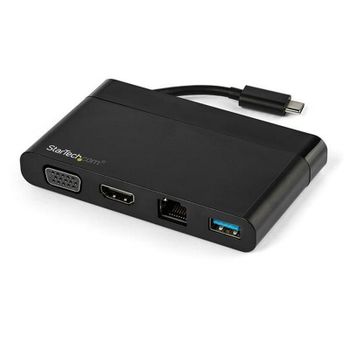 StarTech Adaptador Multipuertos USB-C/HDMI/VGA/USB/GbE