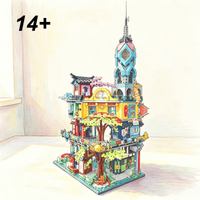 nuevo modelo de bloques de construccion moc city garden 2026 5685 piezas edificios de ladrillos ideal para regalos de navidad
