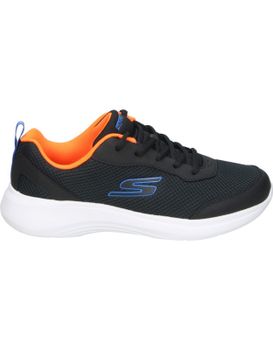 Deportiva Skechers Selectors Sky-flex 403616l-blk Negra Para Niño 37