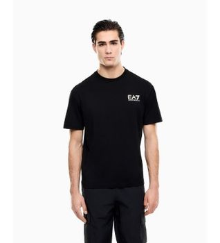 EA7 para hombre. 7M001402_AF22264 Camiseta Graphic Series negro (L), Casual, Algodón, Manga corta