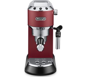 DELONGHI Dedica EC685.R Coffee Machine - Red, Red
