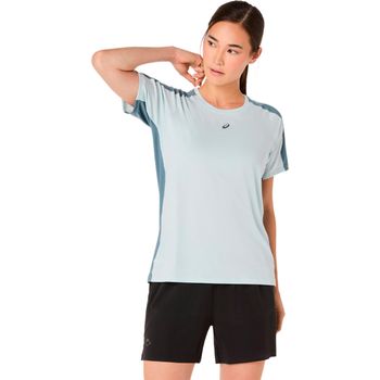 ASICS Fujitrail Elite Camiseta de running Mujeres-gris, gris