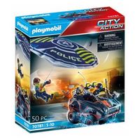 70781 playmobil paracaidista quad bandidos