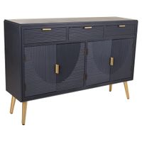 aparador de madera gris oscuro 1215x34x815