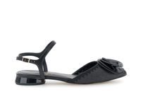 modelo gilda slingback en efecto piel con flor black 38