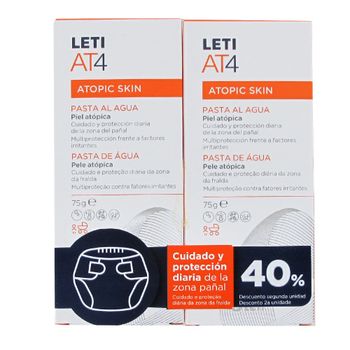 Pack duplo Leti AT4 pasta al agua 75g + 75g (*)