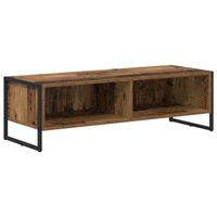 gabinete de tv 100 x 365 x 305 cm madera vieja vidaxl