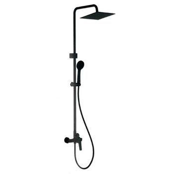 Ducha Columna Negra Ibergrif Ibiza M17007b
