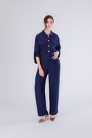 pantalones palazzo mistolino navy