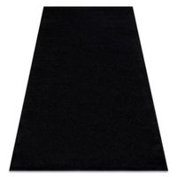 alfombra eton plus color negro monocromatica uniforme lisa 250x300 cm