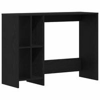 escritorio  mesa de trabajo roble negro 1025 x 35 x 75 cm madera de ingenieria