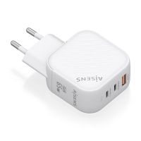 aisens asch-65w3p026-w cargador gan 65w 2xusb-c pd30 qc40 1xusb-a qc30 blanco