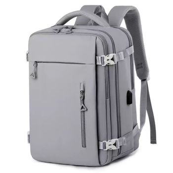 Mochila de Viaje y Oficina 43x28x20cm, Impermeable, con Puerto USB, Compartimento para Ropa y Portátil, Mochila Unisex Antirrobo para Estudiantes, Negocios y Turismo. ✅ Envíos a España en 48/72h