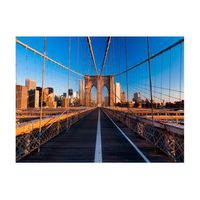 papel pintado 3d - yendo a manhattan 350x270 cm